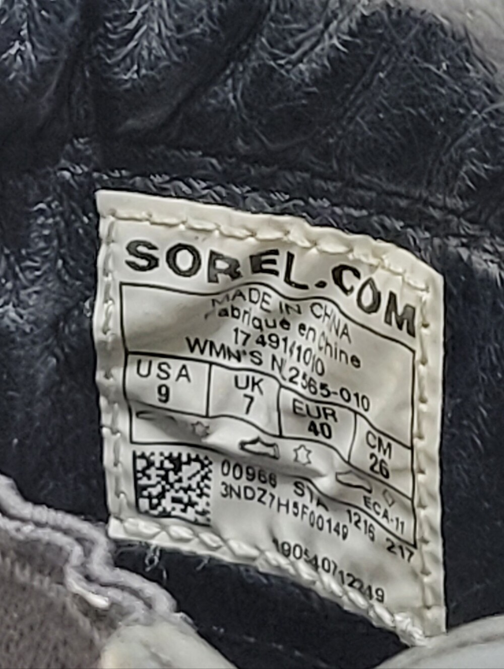 SOREL After Hours Chelsea Wedge Ankle Boots Black Leather Size 9 - Picture 9 of 11